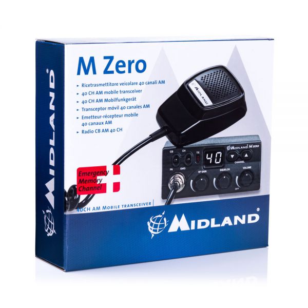 MIDLAND M Zero Plus 40 Kanal AM/FM 4 Watt CB Funkgerät