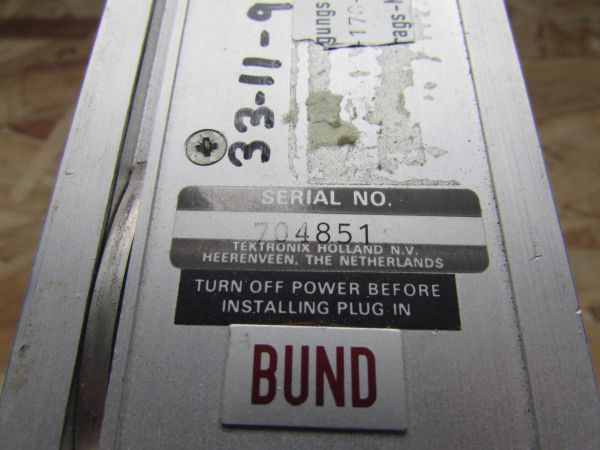 Tektronix Dual Trace Amlifier " Einschub "