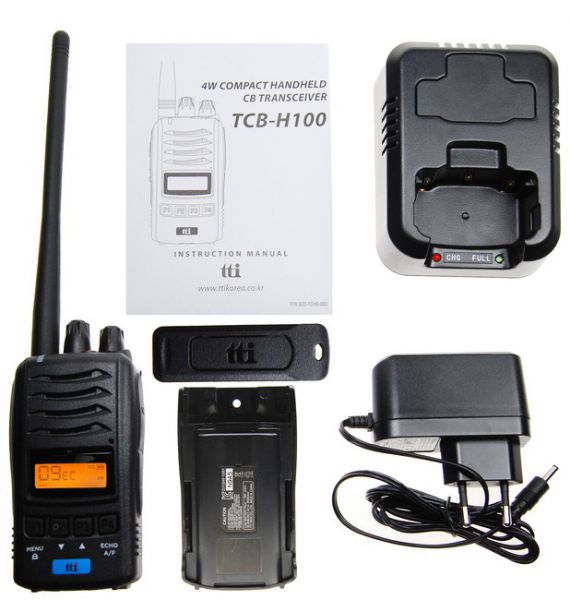 TTI - TCB H100 CB Handfunkgerät - 80 Kanal Multinorm