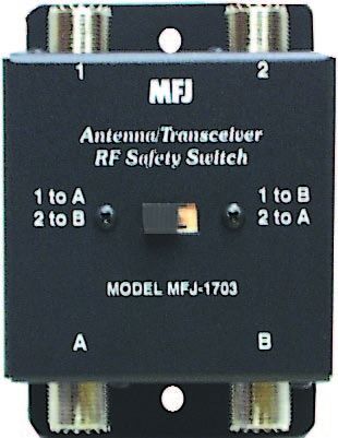 MFJ 1703 Cross Over Schalter