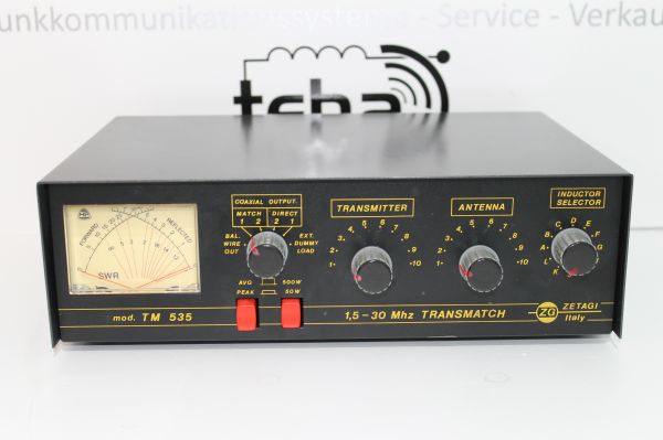 Zetagi TM-535 - Antennentuner 1,5-30 MHz- 500 WATT getestet - TOP