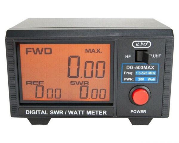 K-PO DG-503 MAX PEP SWR & Wattmeter digital