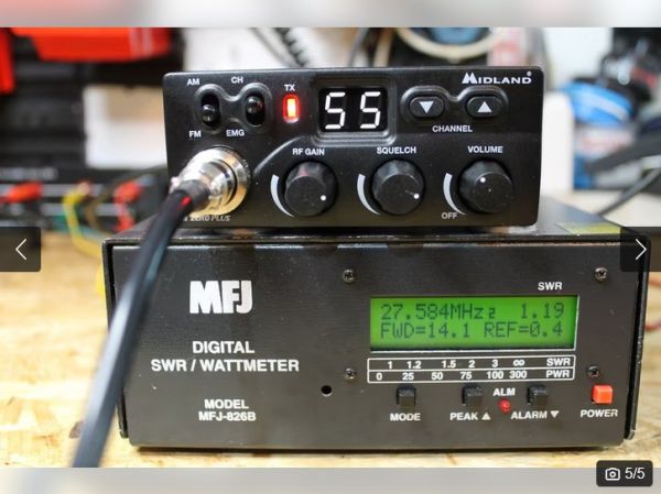 CB Funkgerät 20 WATT Midland M - Zero Plus TEHA Modification NEU