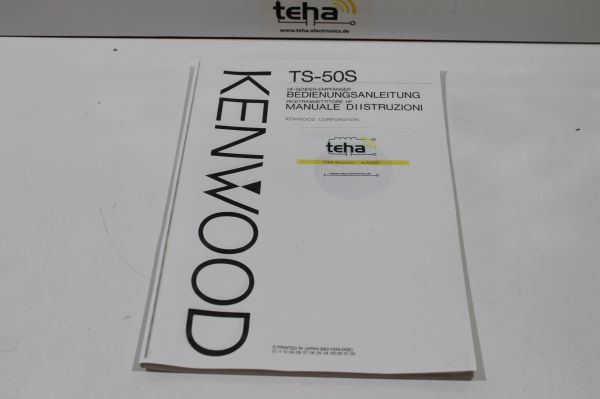 Kenwood TS 50 Bedienungsanleitung in Deutsch