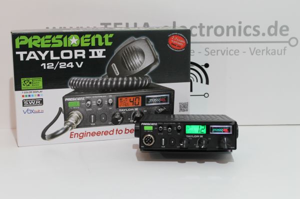 President Taylor 25 WATT - 120 Kanal TEHA Modification - NEU