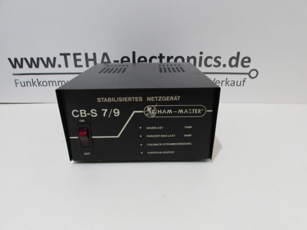 Ham Master CB-S - 9 Amp. stabilisiertes Netzteil getestet