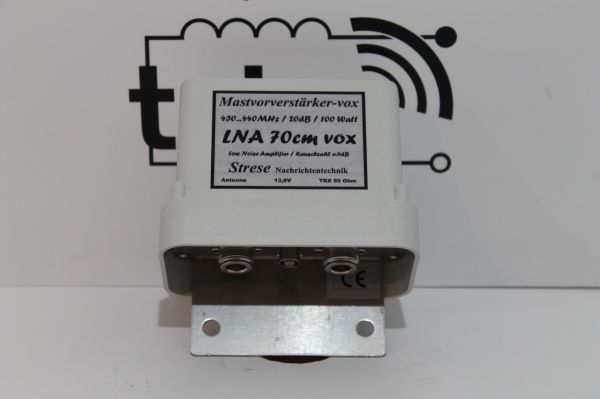 LNA-70cm GaAs-FET Mastvorverstärker 20 dB / 430-440 MHz wie neu