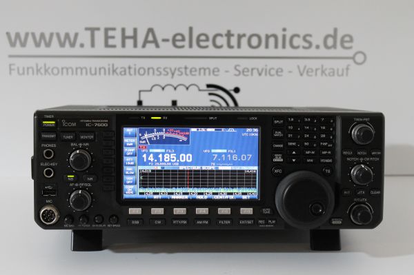 Icom IC 7600 - Messplatz getestet incl. Frequenzerweiterung