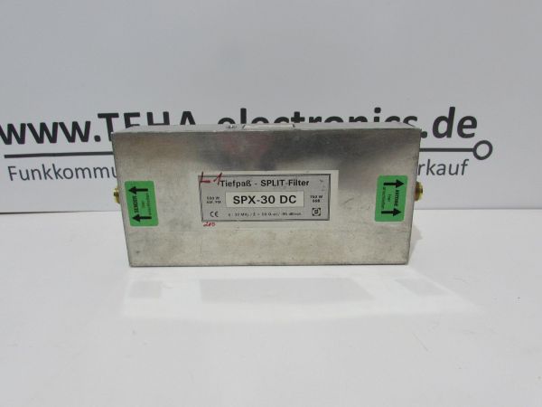 Tiefpaß Split Filter SPX - 30 DC / 750 Watt getestet