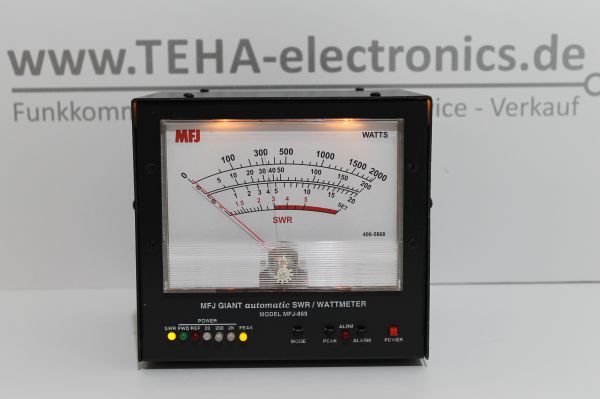 MFJ 869 Riesen Watt / SWR Meter 2000 Watt Vorfühgerät