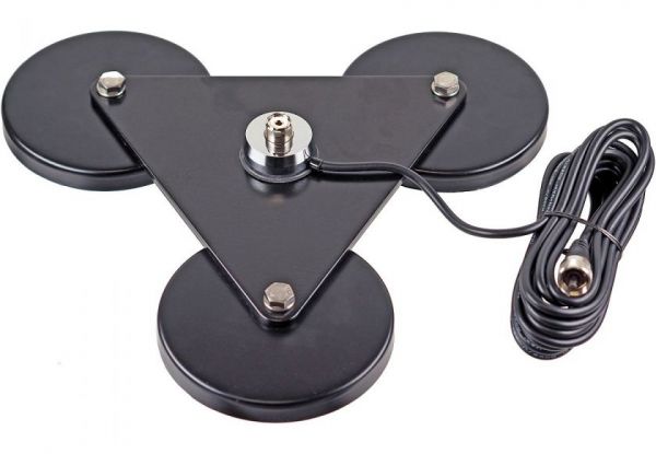 K-PO 3 fach Magnetfußmit PL (SO-239)