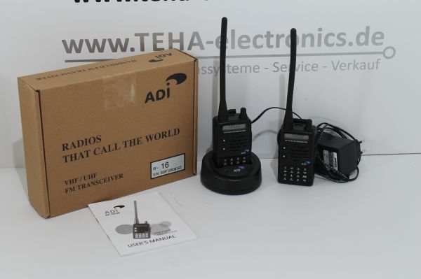 ADI AF 16 VHF Funkset inkl. Freenet wie neu - getestet