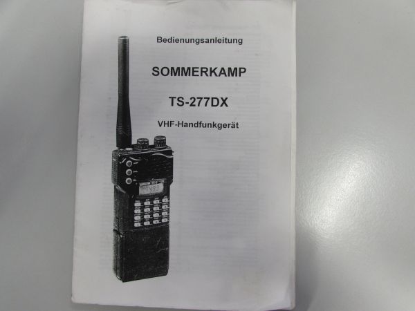 Somerkamp TS - 277 DX Bedienungsanleitung in Deutsch