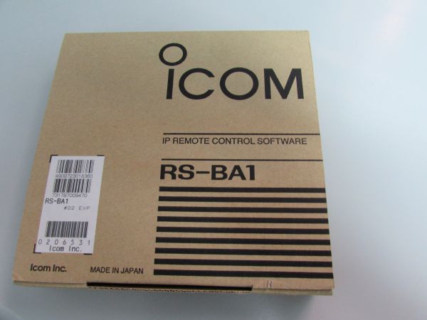 Remote Control Software Icom RS-BA1-V1 unbenutzt