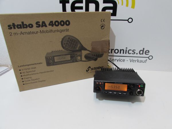 Stabo SA 4000 VHF Amateurfunktransceiver - getestet in OVP