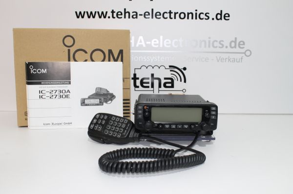 Icom IC 2730E Dual Band Transceiver -Messplatz getestet Neuwertig