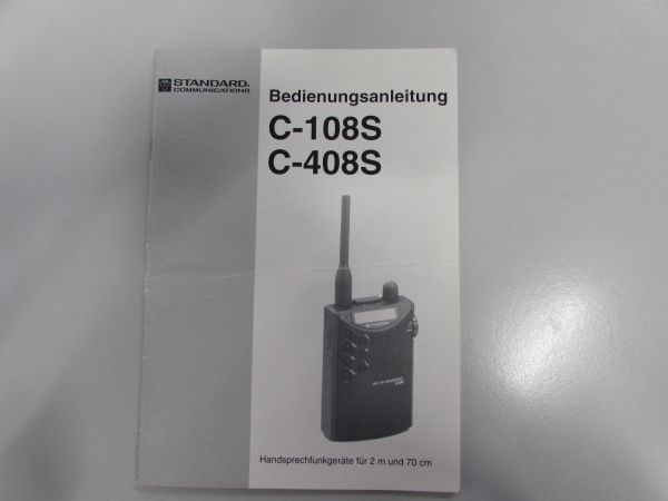 Standard C - 108 S / C-408 S Bedienungsanleitung in Deutsch