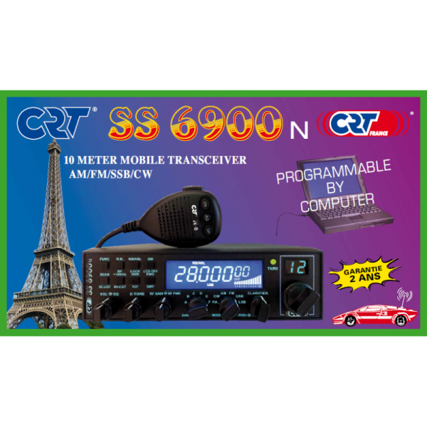 CRT SS 6900 V Mobilfunkgerät 10 Meter