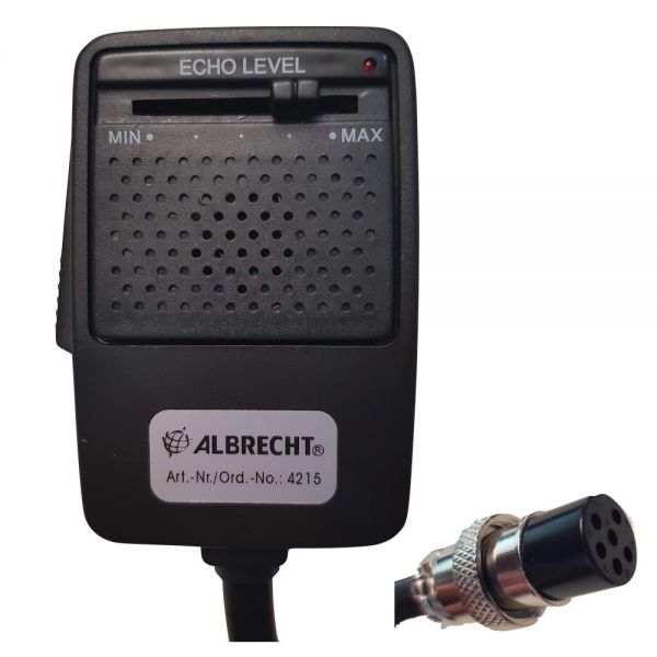 Albrecht - Densei EC-2002 Echo & Verstärker MIC 6 pol GDCH