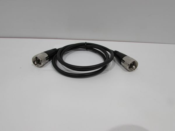 PL - PL Kabelbrücke 1 Mete RG58/U mit angespritzten PL Stecker