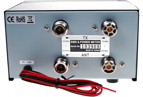 K-PO RX-503 N Kreuzzeiger SWR / Wattmeter 1,8-525 MHz