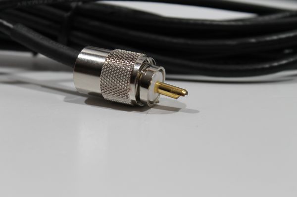 10 Meter RG 58 C/U Kabelbrücke mit PL Stecker